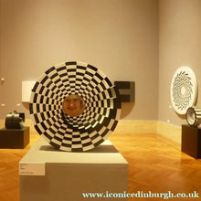 Load image into Gallery viewer, Valerie Thornton Hunter at the Marcello Morandini Room at the Gallery of Modern Art in Rome
