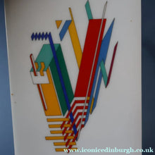 Load image into Gallery viewer, 1980s ROSENTHAL Studio-Line Porcelain Constructivist "Alphabet" Vase. Designed by Marcello Morandini. 7 1/4 inches
