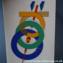 Load image into Gallery viewer, 1980s ROSENTHAL Studio-Line Porcelain Constructivist "Alphabet" Vase. Designed by Marcello Morandini. 7 1/4 inches
