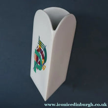 Load image into Gallery viewer, 1980s ROSENTHAL Studio-Line Porcelain Constructivist "Alphabet" Vase (Letter P). Designed by Marcello Morandini. 7 1/4 inches
