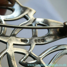 Load image into Gallery viewer, SCOTTISH SILVER BROOCH. Amorphic Shape in the Form of a Dragon by Declan Killen 1980s

