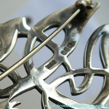 Load image into Gallery viewer, SCOTTISH SILVER BROOCH. Amorphic Shape in the Form of a Dragon by Declan Killen 1980s
