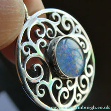 Load image into Gallery viewer, Vintage Scottish Silver Pendant 1989 Edinburgh Hallmark
