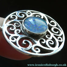 Load image into Gallery viewer, Vintage Scottish Silver Pendant 1989 Edinburgh Hallmark

