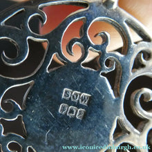 Load image into Gallery viewer, Vintage Scottish Silver Pendant 1989 Edinburgh Hallmark
