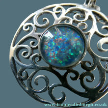 Load image into Gallery viewer, Vintage Scottish Silver Pendant 1989 Edinburgh Hallmark
