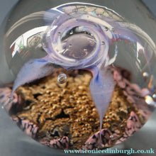 Load image into Gallery viewer, Early SELKIRK GLASS 1980s Scottish Paperweight. MAGNUM Size with etched inscription and date on the base - Paperweight
