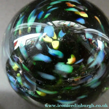 Load image into Gallery viewer, Pair of Early Scottish Selkirk Glass Paperweights Signed &amp; with original labels
