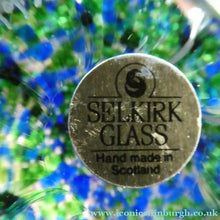 Load image into Gallery viewer, Pair of Early Scottish Selkirk Glass Paperweights Signed &amp; with original labels
