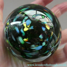Load image into Gallery viewer, Pair of Early Scottish Selkirk Glass Paperweights Signed &amp; with original labels
