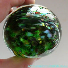 Load image into Gallery viewer, Pair of Early Scottish Selkirk Glass Paperweights Signed &amp; with original labels
