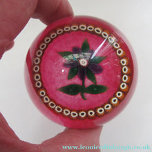 Load image into Gallery viewer, 1980s Early Selkirk Glass Scottish Lampwork Paperweight Peter Holmes
