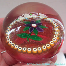 Load image into Gallery viewer, 1980s Early Selkirk Glass Scottish Lampwork Paperweight Peter Holmes
