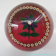 Load image into Gallery viewer, 1980s Early Selkirk Glass Scottish Lampwork Paperweight Peter Holmes
