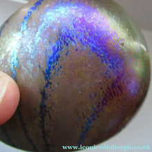 Load image into Gallery viewer, Norman Stuart Clarke Studio Glass Egg Shape Paperweight Vintage
