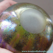 Load image into Gallery viewer, Norman Stuart Clarke Studio Glass Egg Shape Paperweight Vintage
