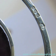 Load image into Gallery viewer, Stylish Vintage 1980s Hallmarked Silver Scottish Pendant with Amethyst Inclusion
