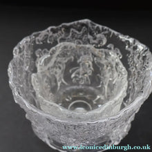 Load image into Gallery viewer, 1980s Swedish Kosta Boda Pair of Clear Rhapsody Bowls by Kjell Engman - Scandinavian Glass
