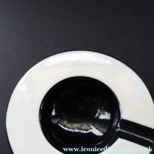 Load image into Gallery viewer, 1980s Swedish Pin Dish by Rolf Sinnemark for Rorstrand. Abstract &amp; Minimal Monochrome Design - European Ceramics
