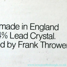 Load image into Gallery viewer, 1980s Vintage FRANK THROWER Glass Candle Holders for WEDGWOOD
