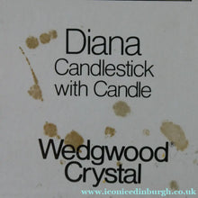 Load image into Gallery viewer, 1980s Vintage FRANK THROWER Glass Candle Holders for WEDGWOOD
