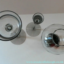 Load image into Gallery viewer, 1980s Vintage FRANK THROWER Glass Candle Holders for WEDGWOOD
