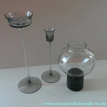 Load image into Gallery viewer, 1980s Vintage FRANK THROWER Glass Candle Holders for WEDGWOOD
