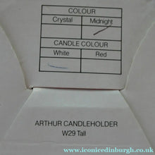Load image into Gallery viewer, 1980s Vintage FRANK THROWER Glass Candle Holders for WEDGWOOD

