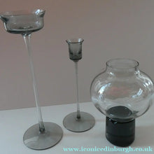 Load image into Gallery viewer, 1980s Vintage FRANK THROWER Glass Candle Holders for WEDGWOOD
