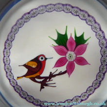 Load image into Gallery viewer, CHRISTMAS ROBIN 1981. SCOTTISH Caithness Glass Faceted Paperweight
