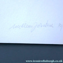 Load image into Gallery viewer, 1981 Lithograph by William Johnstone Illustration to William Baird's Poem "The Interrogation". Pencil Signed
