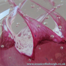 Load image into Gallery viewer, 1980s Innes Burns Pink Cauldron Caithness Scottish Glass Paperweight
