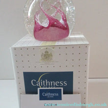 Load image into Gallery viewer, 1980s Innes Burns Pink Cauldron Caithness Scottish Glass Paperweight
