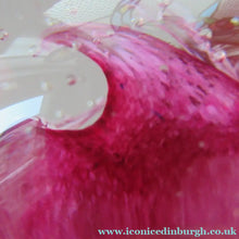 Load image into Gallery viewer, 1980s Innes Burns Pink Cauldron Caithness Scottish Glass Paperweight
