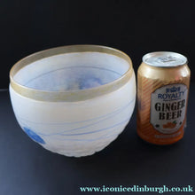 Load image into Gallery viewer, 1982 Swedish Kosta Boda Medium Galaxy Glass Bowl by Bertil Vallien. From the Galaxy Blue Series - Scandinavian Glass
