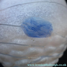 Load image into Gallery viewer, 1982 Swedish Kosta Boda Medium Galaxy Glass Bowl by Bertil Vallien. From the Galaxy Blue Series - Scandinavian Glass
