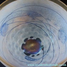 Load image into Gallery viewer, 1982 Swedish Kosta Boda Medium Galaxy Glass Bowl by Bertil Vallien. From the Galaxy Blue Series - Scandinavian Glass
