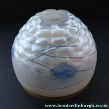 Load image into Gallery viewer, 1982 Swedish Kosta Boda Medium Galaxy Glass Bowl by Bertil Vallien. From the Galaxy Blue Series - Scandinavian Glass
