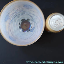 Load image into Gallery viewer, 1982 Swedish Kosta Boda Medium Galaxy Glass Bowl by Bertil Vallien. From the Galaxy Blue Series - Scandinavian Glass
