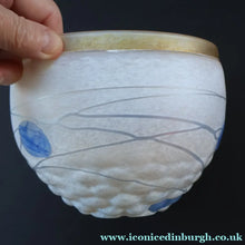 Load image into Gallery viewer, 1982 Swedish Kosta Boda Medium Galaxy Glass Bowl by Bertil Vallien. From the Galaxy Blue Series - Scandinavian Glass
