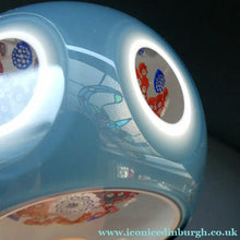 Load image into Gallery viewer, 1982 WHITEFRIARS Faceted Paperweight with Double Overlay. Star of Roses by Colin Terris
