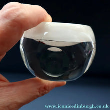 Load image into Gallery viewer, Scottish Caithness Glass Paperweight: ROBIN AND KETTLE by Colin Terris 1983
