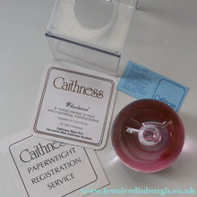 Load image into Gallery viewer, Vintage 1983 Caithness Paperweight: WHIRLWIND by Colin Terris. Pink Version
