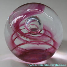 Load image into Gallery viewer, Vintage 1983 Caithness Paperweight: WHIRLWIND by Colin Terris. Pink Version
