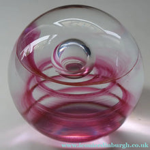 Load image into Gallery viewer, Vintage 1983 Caithness Paperweight: WHIRLWIND by Colin Terris. Pink Version
