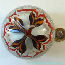 Load image into Gallery viewer, CHRIS BUZZINI American Art Glass Paperweight for Bridgeton Studio. Signed and dated 1983
