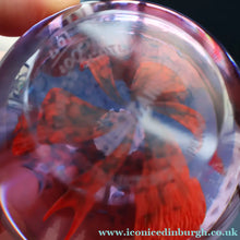 Load image into Gallery viewer, Scottish Caithness Glass Paperweight: SOLITAIRE by Colin Terris 1984
