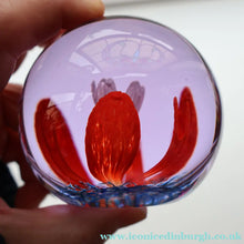 Load image into Gallery viewer, Scottish Caithness Glass Paperweight: SOLITAIRE by Colin Terris 1984
