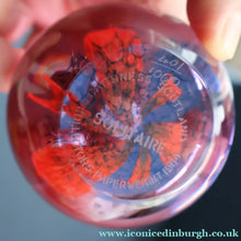 Load image into Gallery viewer, Scottish Caithness Glass Paperweight: SOLITAIRE by Colin Terris 1984
