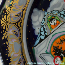 Load image into Gallery viewer, Vintage BJORN WIINBLAD Large Porcelain Wall Plate. CHRISTMAS 1984 Rosenthal Studio-Line. 11 INCHES
